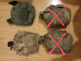 Canteen sumky alice / molle s čutorou (US olive, 3 color desert)