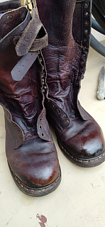 Staré četnické policejni boty c 45 RETRO SNB