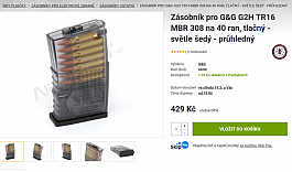  6x G&G TR16 Tlačný zásobníky + 2 pouzdra