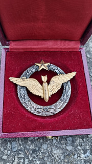 WW2 zl. letecký odznak pilot letec číslo Francie 1939 - 40