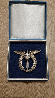 Etue krabička pro odznak CS polní pilot - letec velice dobrý stav