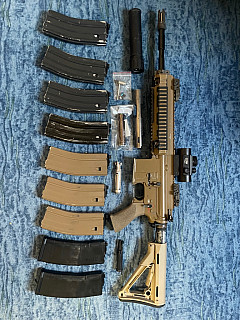 HK416 - plynová airsoftová zbraň