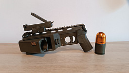Airsoft granátomet 40mm 3d tisk