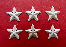 Hodnostní označení Vládní vojsko hvězdičky 6 ks uniforma insignie