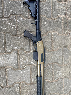 Plynová brokovnice + hpa adaptér 