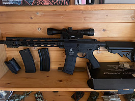 Airsoftová zbraň M4 SPR Interceptor Sportline (Gen.2) - černá