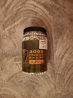 Kuličky BB 6mm 0,20g 3000 ks bílé Elite Force