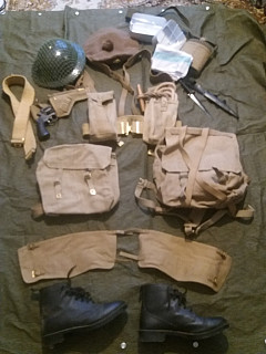 Kompletní britská výbava WW2