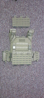 Zánovní airsoft plate carrier Conquer - zelená