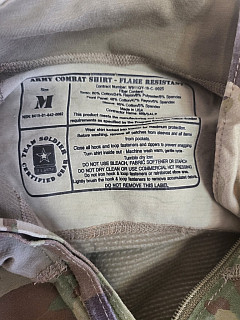 US ARMY COMBAT SHIRT  a US LODIČKA 