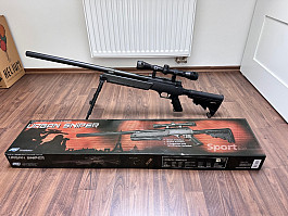 Odstřelovací puška Urban Sniper - černý, celokov, ASG