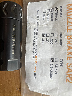 Úsťová brzda na caliber 338