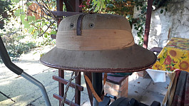 WW2 Francie tropická helma CS letců v Africe 1939/40 