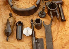 Náhradní díly pro minomet 82mm wz37