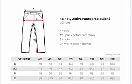 Kalhoty Active Pants 