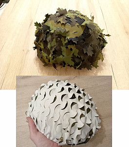 Potah na helmu vz.95 Leaf / 3D zimní - pro Viper, Fast, Airframe atd...