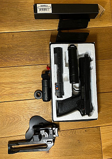 MK23 + vylepšení, příslušenství