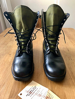 Originál Vietnam War Jungle Boots DMS Spike Protective 1966