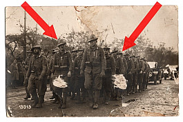 Fotka italské legie Praha 1918 legionáři Itálie