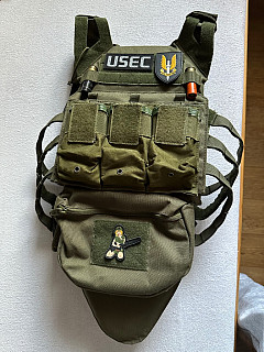 Takticka vesta - plate carrier