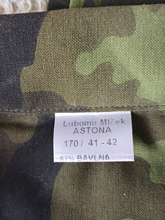 Vojenská košile AČR c41-42