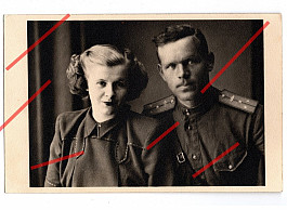 Originál fotka sovětský důstojník - tankista 1945