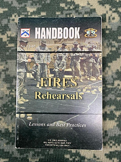 Handbook Fires Rehearsals - US original