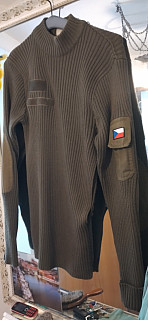 Vojenský svetr AČR menší velikost hrudník 90 cm rukav65 cm