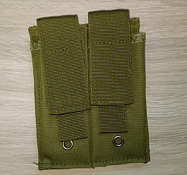 Nové pouzdo na dva pistolové zásobníky zelené