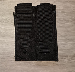 Nové Pouzdro dvojité Molle na 2pistolové zásobníky černé