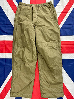 Britské kalhoty(Softie)-Thermal,Light (PCS) Olive originál Vel. Medium