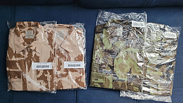 Košile 95, zelené a béžové