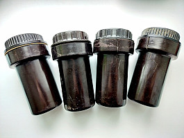 4x bakelitová krabička 1940 1941 Luftwaffe roznětka k letecké bombě