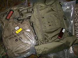 EBERLESTOCK BATOH LITTLE BIG TOP PACK Military green 