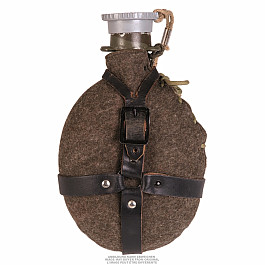 Polní láhev ČSSR M60 s obalem - olivová (použité)