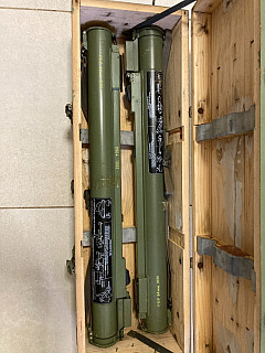 Znehodnocené RPG M80 s bednou