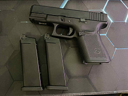 Glock 19, rám gen. 5, Black, GBB, WE