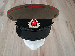 Brigadýrka oliv SSSR černý lem plastový podbradník