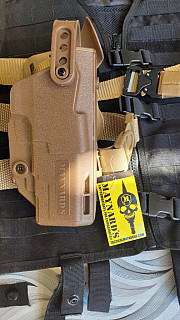 Taktické stehenní pistolové pouzdro