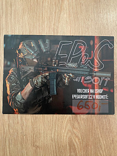 Voucher na ESHOP Epes Airsoft v hodnotě 650,-