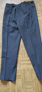 Kalhoty lidové milice pás 90 cm délka 105 cm nenošené 