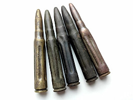 Cvičný školní náboj Mauser různé značení 7,92 WH LW SS