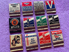 Americké sirky (propaganda 40. let) 12 kusů