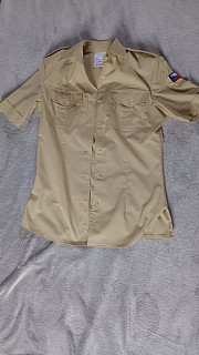 Košile béžová dámská 97 s krátkými rukávy vel. 170-88-88