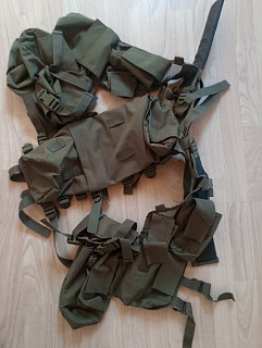 Olivová vesta airsoft