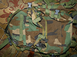 US Army WDL batoh pack assault  combat  woodland U.S.