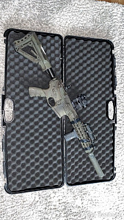 Airsoftová zbraň GC16 SRL, celokov, elektronická spoušť.