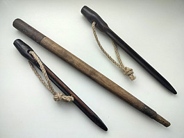 Německé bakelitové stanové kolíky a tyč 1942 Afrikakorps