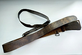 Originál prvorepublikový opasek dohoda důstojník armáda četnictvo