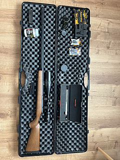 odstřelovací airsoft puška Well mb03 upgrade